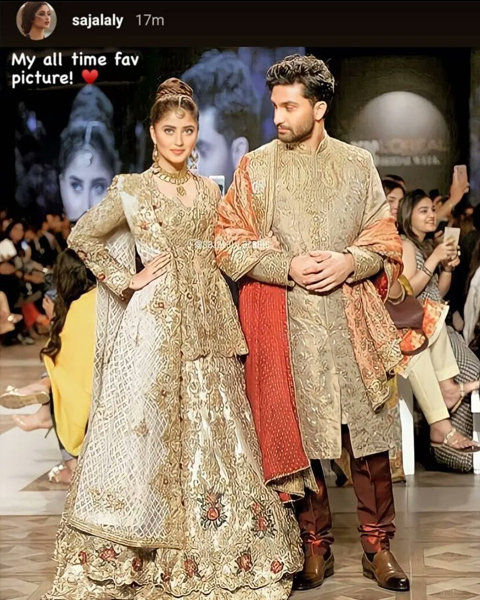 sajalaly_arab's tweet photo. Her favourite picture #SaHad π
6 day to go we celebrate their 2nd wedding anniversary β€ π..
#SaHadsecondweddinganniversay
.
.
Tb #plbw17 their first rampwalk after #yakeenkasafar #Sajalaly #Ahadrazamir https://t.co/owVClzVubj