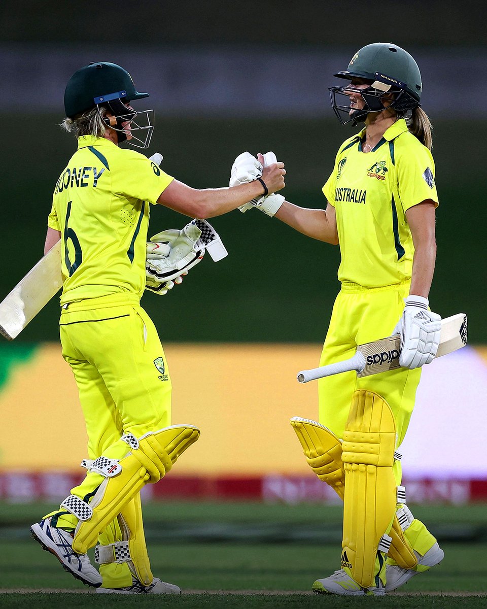 CricketAus's tweet photo. Our @AusWomenCricket team got their second #CWC22 win on the trot with a comfortable seven-wicket victory over Pakistan in beautiful Mt. Maunganui! 

Next up, they'll take on hosts New Zealand in Wellington on Sunday 🙌 https://t.co/aspGWMMZTd