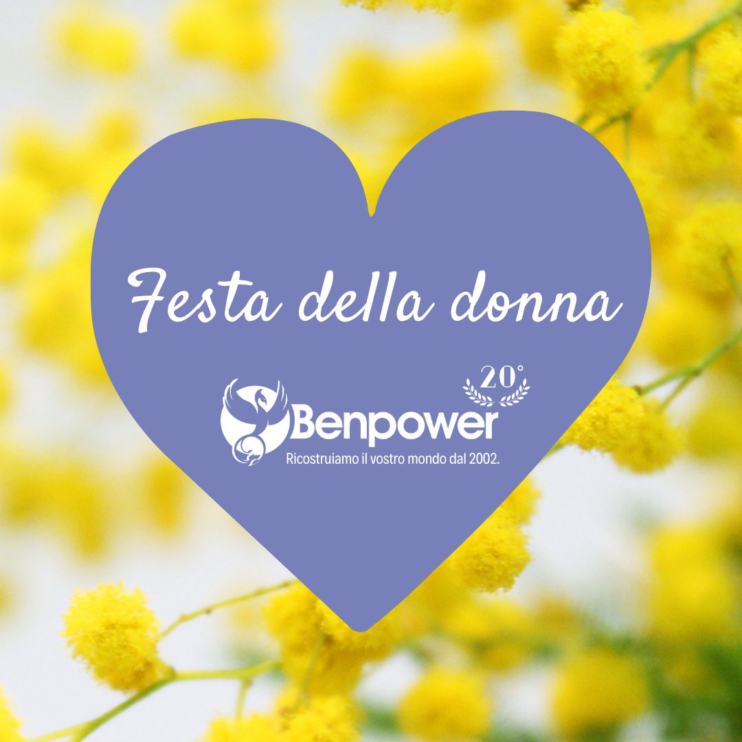 Auguriamo a tutte le donne del mondo di vivere libere e incondizionate. #benpower