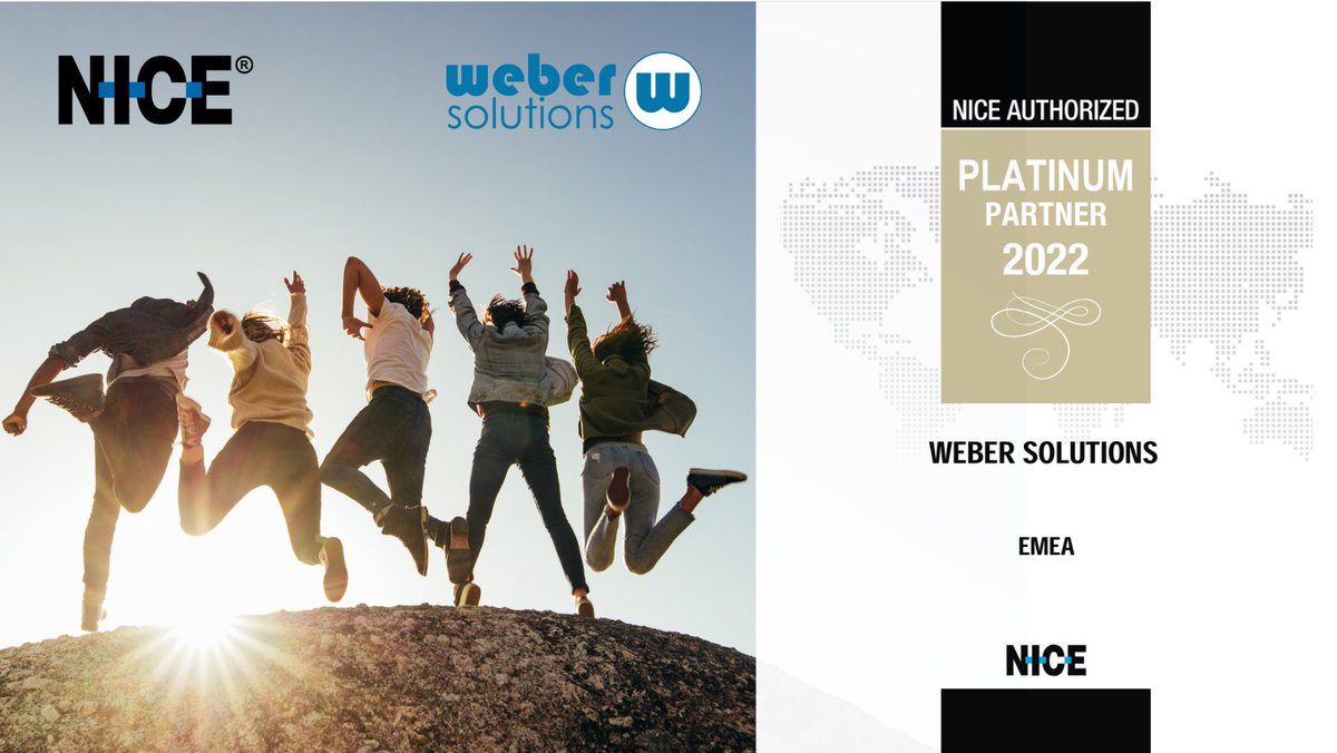 RelacionCliente's tweet photo. ✅La #empresa @webersolutions ha sido reconocida como Platinum Business Partner de @NICELtd. Se trata de la distinción más alta otorgada a #partners  que destacan por su compromiso de #Venta  y entrega de soluciones del fabricante en un área geográfica.🔰
https://t.co/ZNhHA1DZ5n https://t.co/F2k4fDxRpM