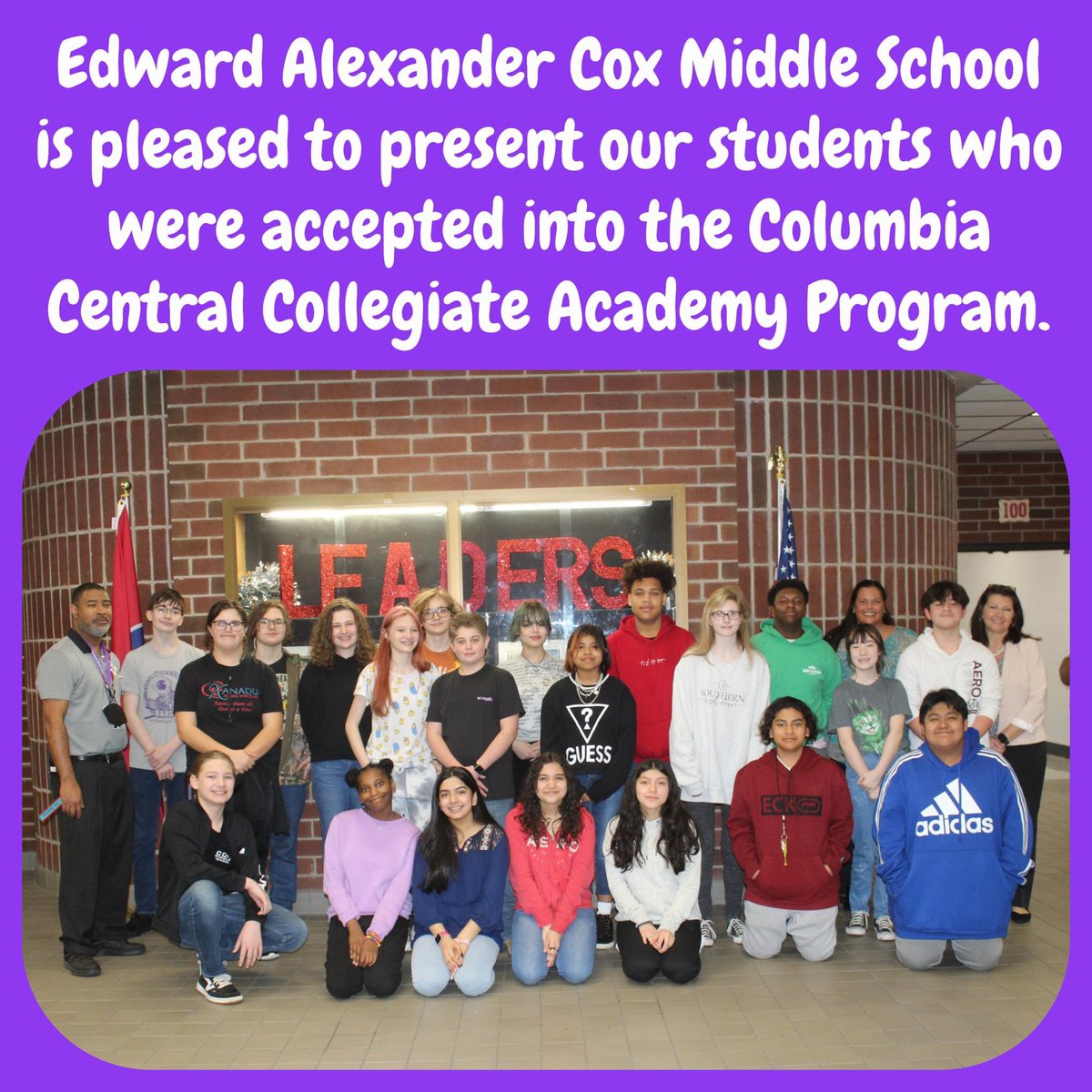 AngelaJones97's tweet photo. So proud of these students. @CoxMiddle @CHSLionNation #educationrocks #mcps https://t.co/59i6tFejO0