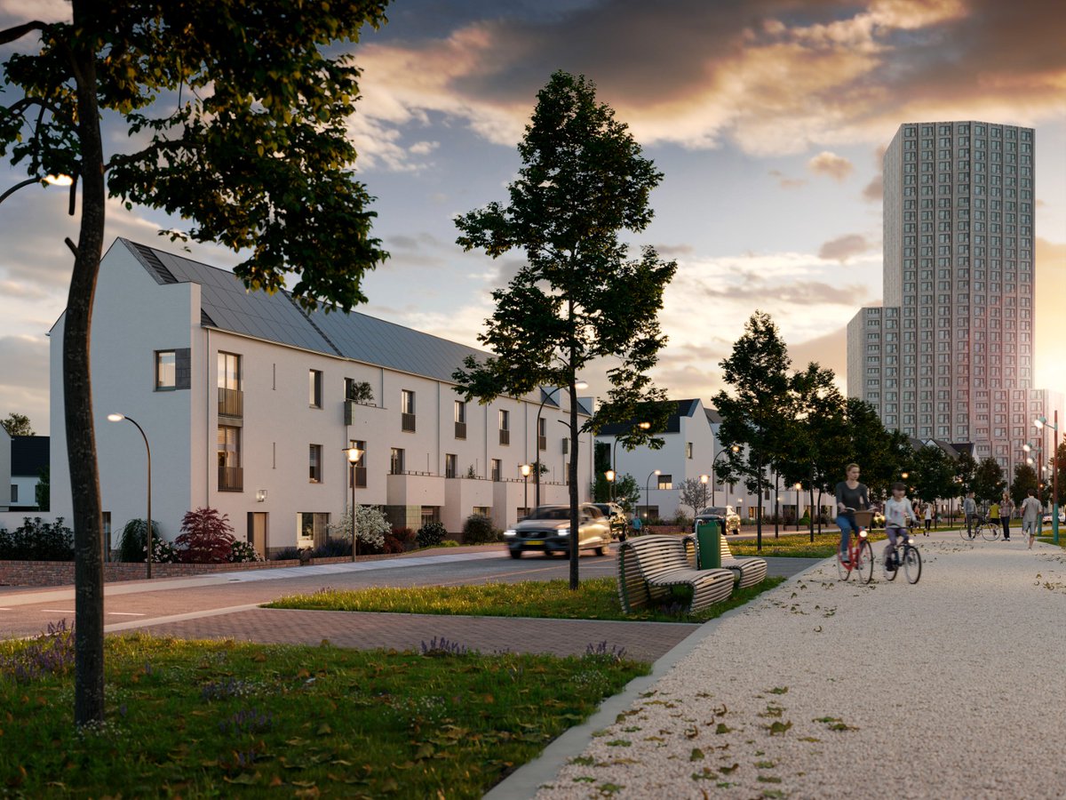 BallastNedamDev's tweet photo. Met Fleur in Le Sud aan @WADGL in Maastricht start een nieuw hoofdstuk in de gebiedsontwikkeling; een architectonisch hoogstaand ontwerp van de hand van het vermaarde bureau @bedauxdebrouwer. Donderdag 10 maart start de verkoop van 91 woningen in Fleur. 👉https://t.co/5IfvAZYL8r https://t.co/KeMwnd2KL4