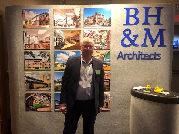 BHMarchitects's tweet photo. Visit our managing director Mike at the Society of Heads’ Annual Conference to speak about your School's aspirations today #TheSocietyofHeads #schooldesign #designforeducation https://t.co/EHj17iAmLA