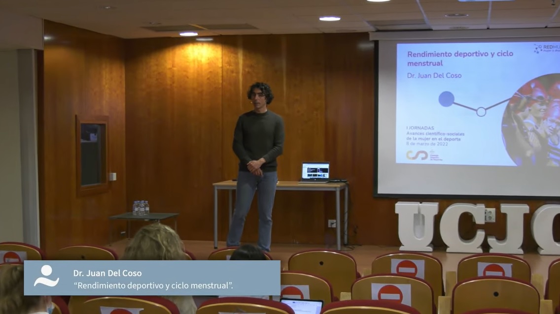 Dr. Juan del Coso: "El ciclo menstrual como una variable fisiológica más para vuestra práctica personal", #RedMujerYdeporte #JornadasRedmude