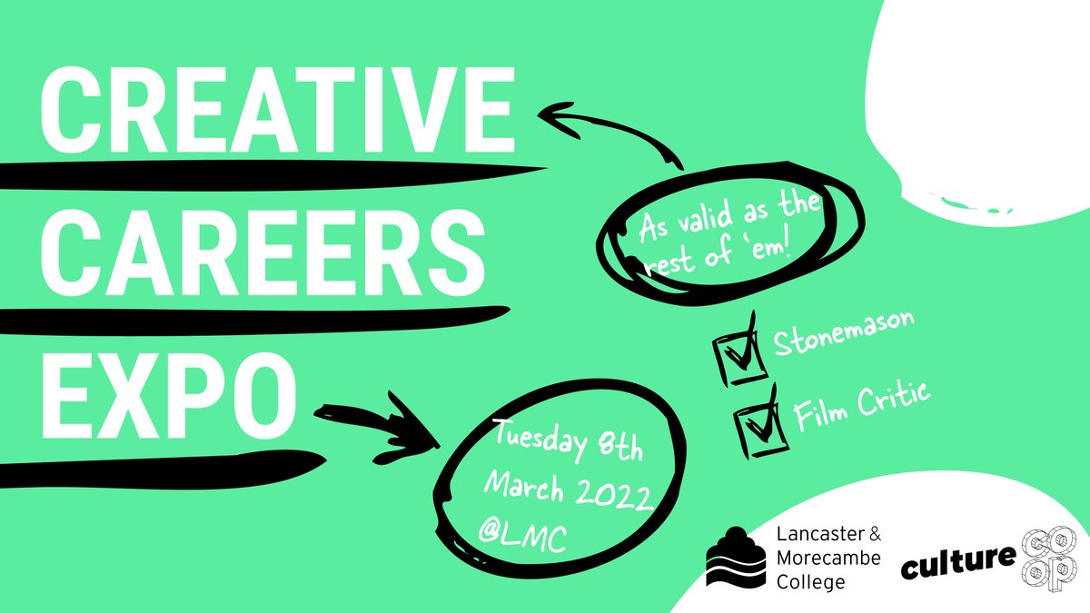 Today's the day! Our Creative Careers EXPO with @LMCollege has started & were here with 15 other cultural orgs, FE & HE institutions to shine a light on the many creative careers out there. #NCW2022 #Art #Creativity #CreativeCareers #YoungPeople #CareerEXPO