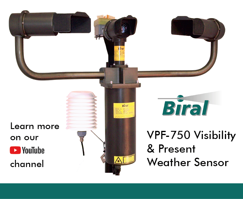 BIRAL_UK's tweet photo. The VPF-750 Visibility & Present Weather sensor is the most advanced in our product range. Learn more with our video here --> https://t.co/nCRj5FNMg3 #weathersensor #meteorology #aviation https://t.co/cNMi0QxJXr