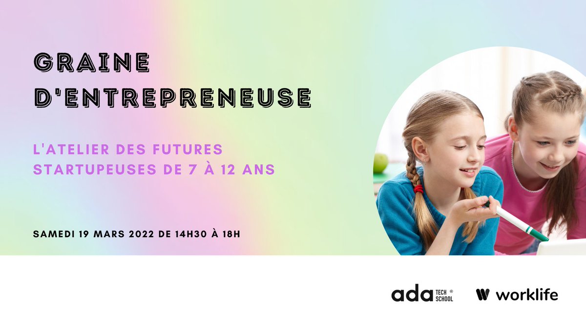 Pour en finir avec les biais de genre, <a href="/Worklife_app/">Worklife</a> en partenariat avec <a href="/adatechschool/">Ada Tech School</a> organise l'événement Graine d'entrepreneuse. Pour inscrire votre fille 👉 eventbrite.fr/e/inscription-…
Bonne Journée internationale des droits de la femme. 🌹