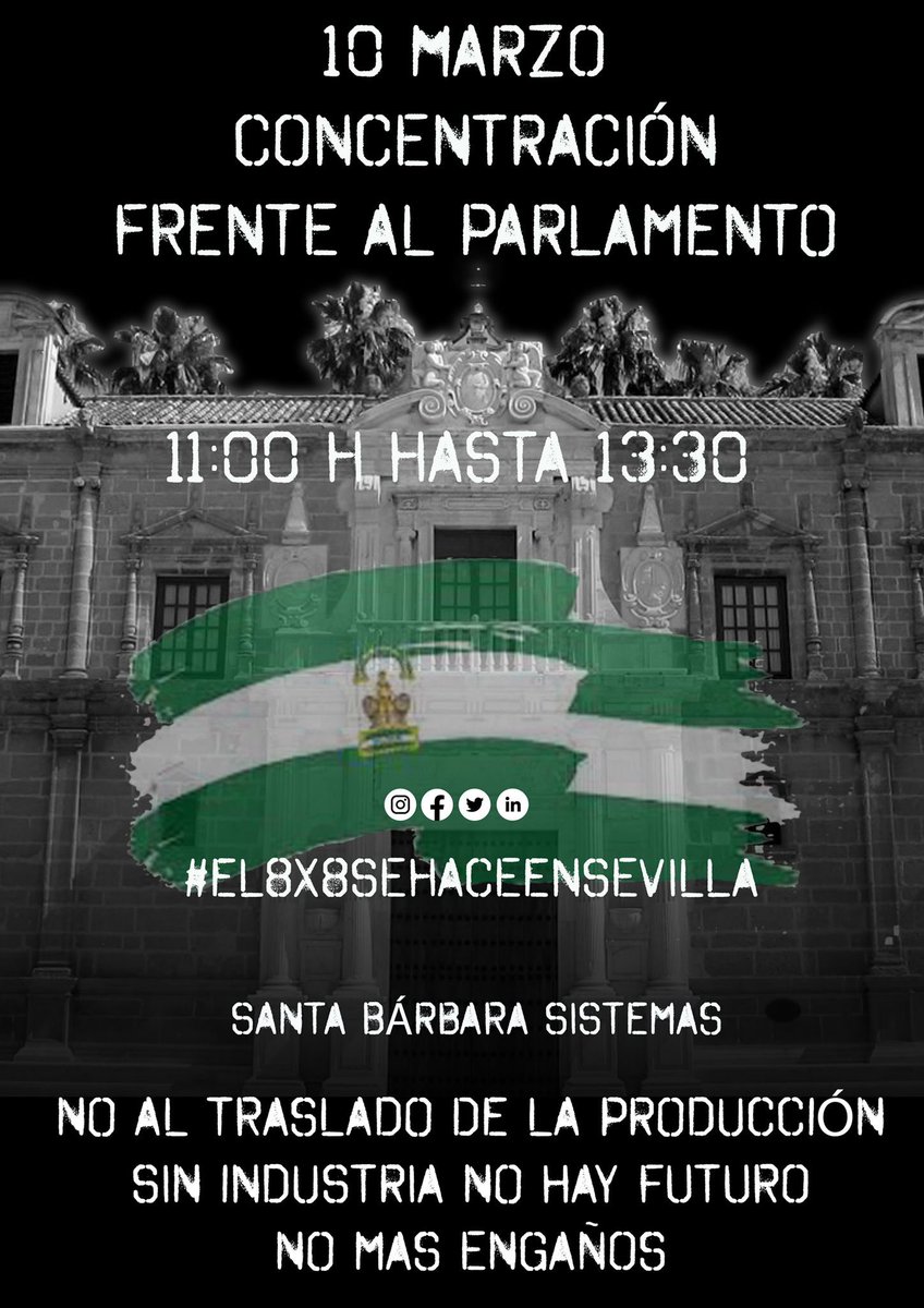 Marco91491626's tweet photo. @AndaluciaJunta @JuanMa_Moreno @JuanMa_Moreno Los trabajadores de Santa Bárbara queremos su apoyo para poder defender que la industria andaluza sea más fuerte y no nos quedemos sin ella, gracias por su apoyo. Juntos seremos más fuertes @AndaluciaJunta https://t.co/mRl4WQigdF
