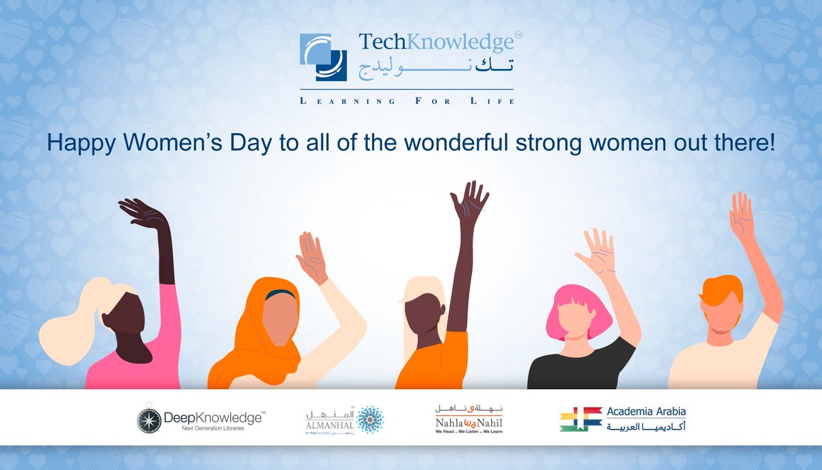 AcademiaArabia's tweet photo. Happy Women's Day!

#InternationalWomensDay2022 #WomensDay https://t.co/7xymfoxxOy