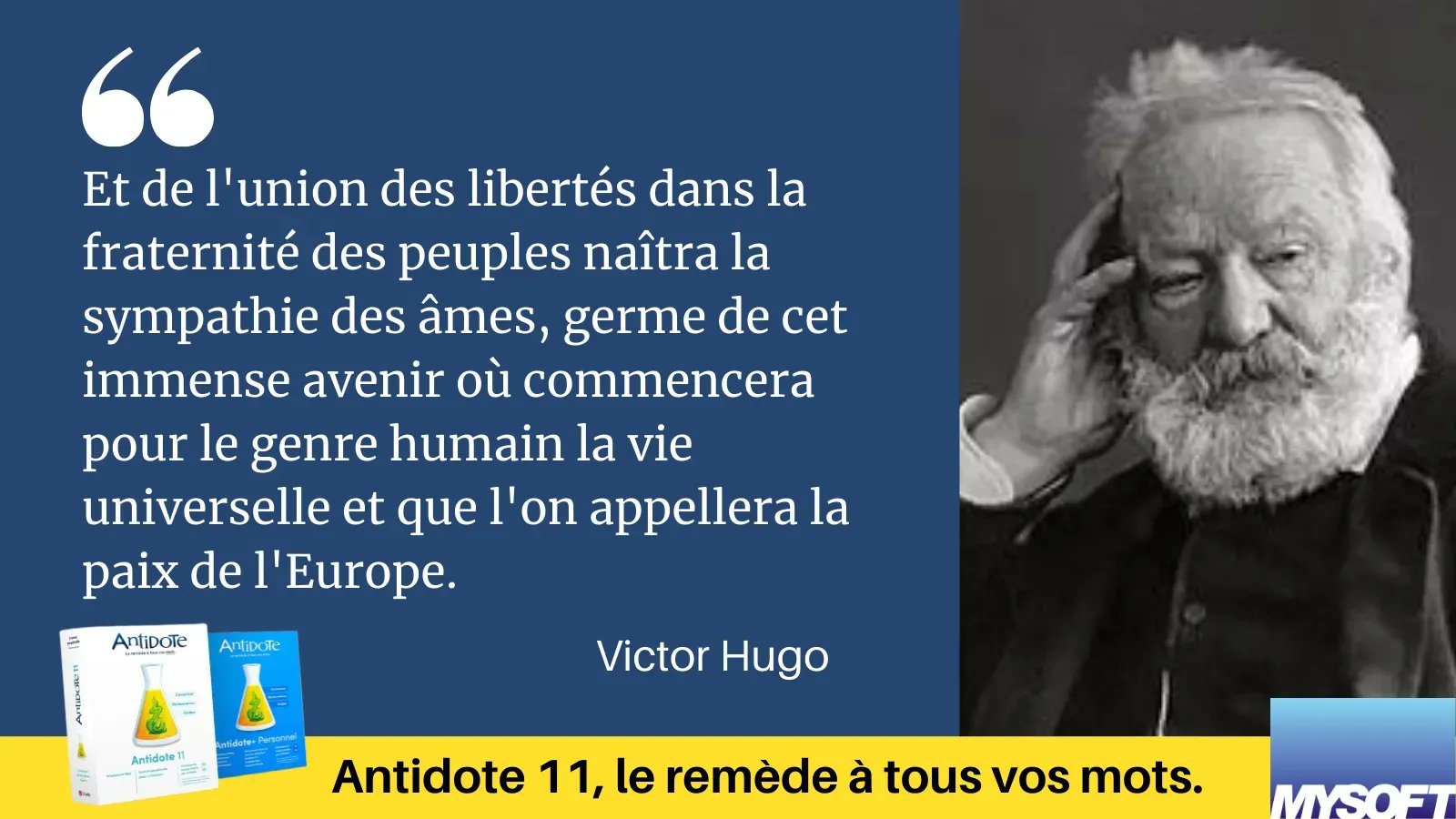 Antidote Chez Mysoft La Citation Antidote De La Semaine Laissons Victor Hugo Nous Parler De Paix En Cette Periode De Moments Si Sombres Ukraine Citations T Co Pp7np4h8nl Twitter