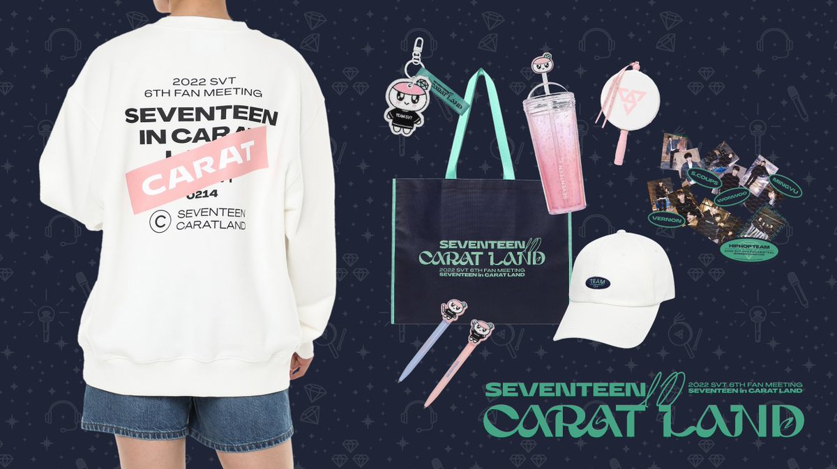 【みい】SEVENTEEN 2022 CARATLAND スウェット SEVENTEEN 2022 CARATLAND FAN MEETING ZIP UP HOODIE – IDOLS FASHION