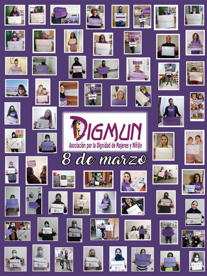 Solo buscamos la #Igualdad ni más ni menos. #Ceuta #8Marzo2022 #DiaInternacionalDeLaMujer #FeminismoImparable