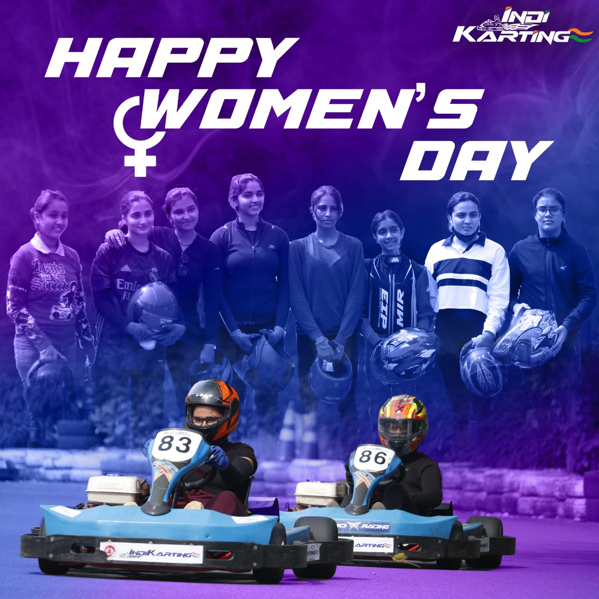 IndiKarting's tweet photo. Happy Women's Day!

#WomensDay #WomenInMotorsport https://t.co/VZYKRN0NEd