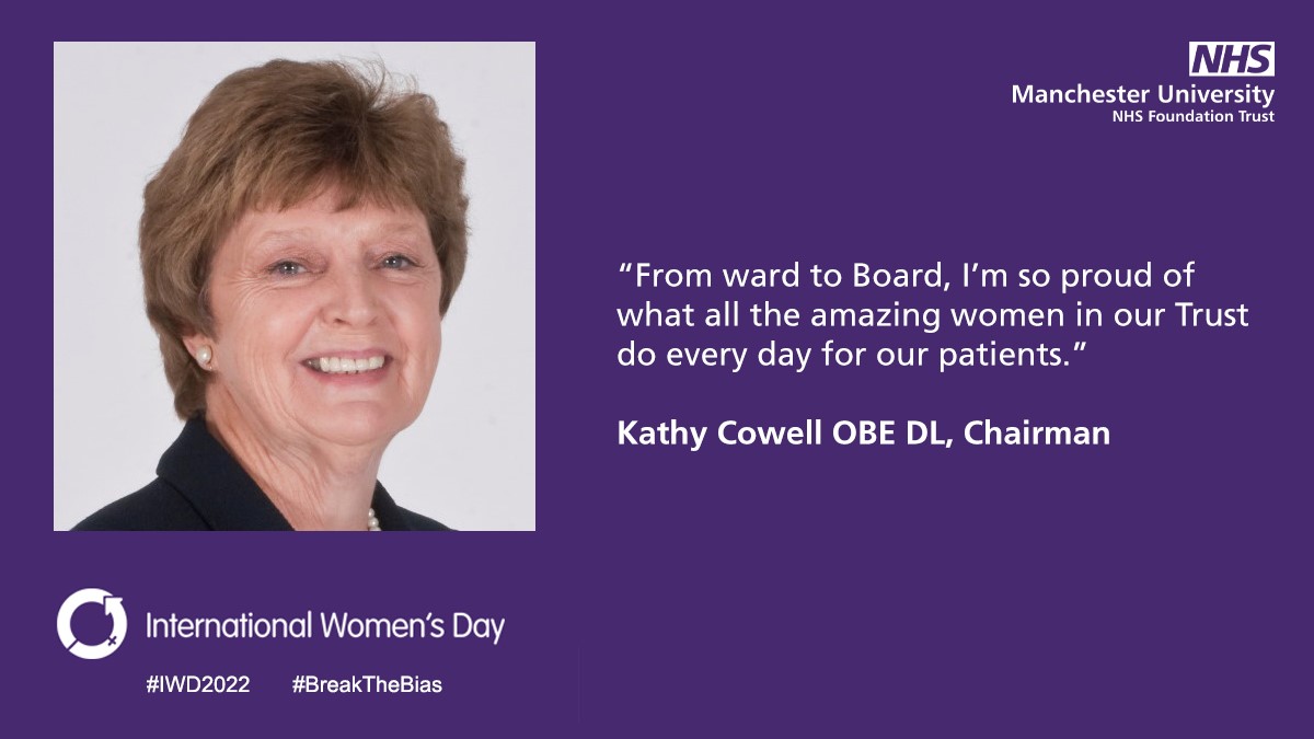 💙Here's a special message from our Chairman as part of #InternationalWomensDay2022 🎉