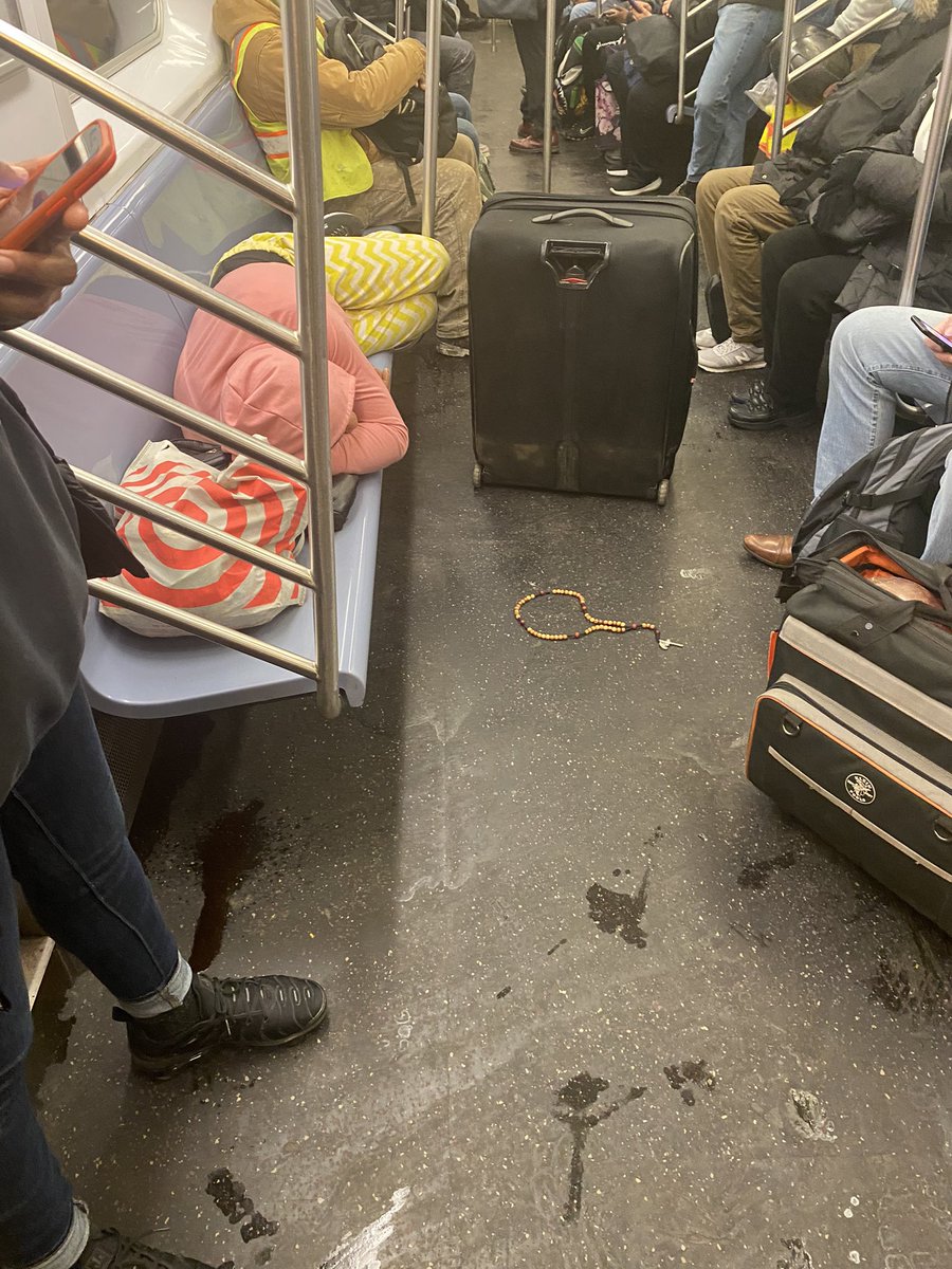 Loyaltyad's tweet photo. It’s very upsetting and sad that I have to continuously @MTA for the homeless situation on damn near every single train. This is very unsafe and unhealthy for every single paying customer, that uses your service. “Need To Do Better ASAP” https://t.co/1v8hJbDrr8