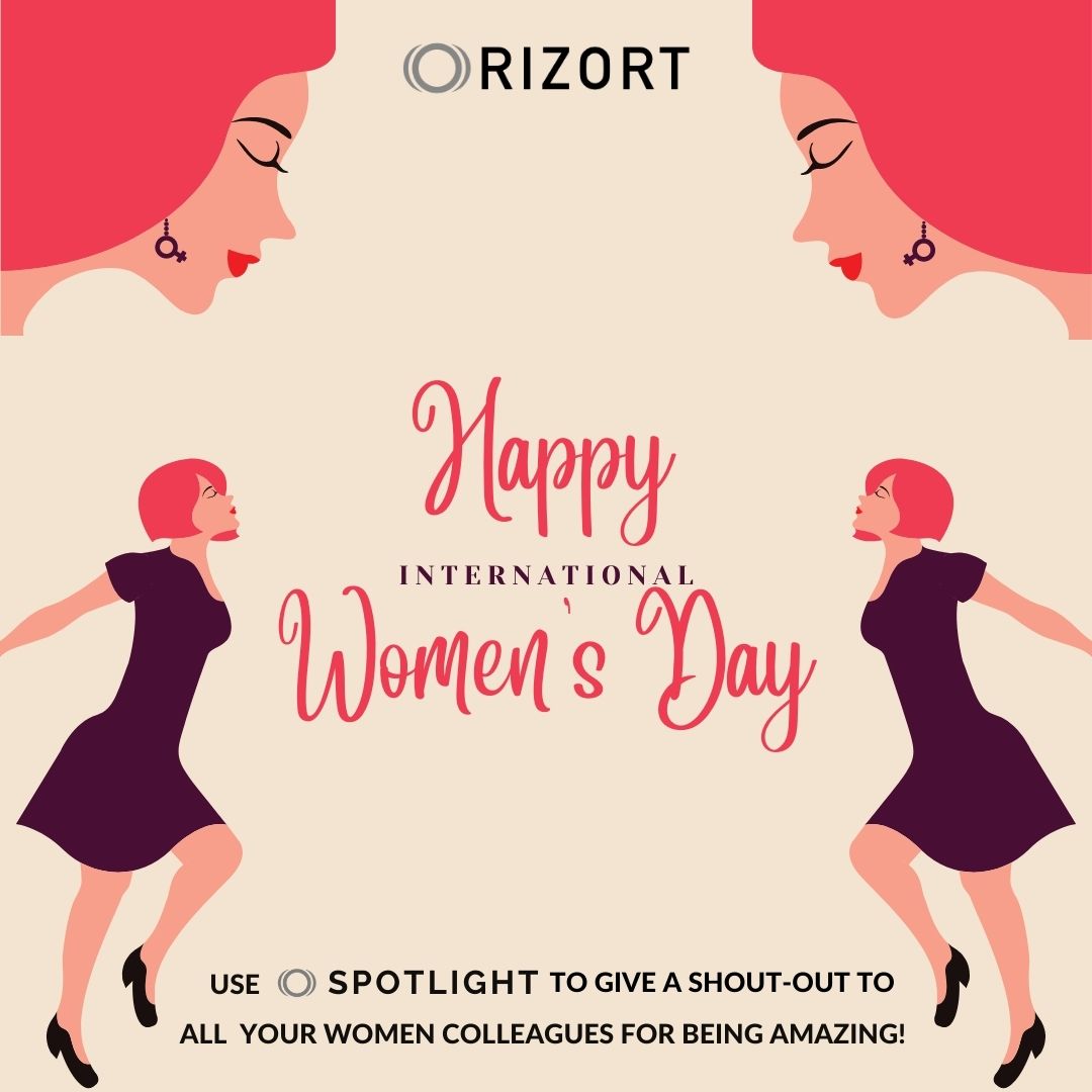 RizortVacations's tweet photo. To all the incredible women in the world, shine on, not just today but every single day. Happy #InternationalWomensDay2022! 
.
.
.
#womeninbusiness #supportingwomen #SpotlightbyRizort
#rizort #Spotlight #employeeengagement #employeeappreciation #rewardsprogram #Recognition https://t.co/trmCxnpxur