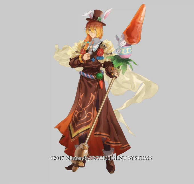 ファイアーエムブレムヒーローズでリュートのイラスト担当しました、よろしくお願いいたします!武器のうさぎちゃんも!
I drew Luthier's art for Fire Emblem Heroes. I hope you like him and this little bunny🐰
#FEヒーローズ #FEHeroes 