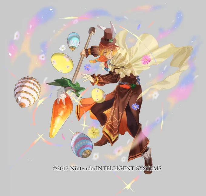 ファイアーエムブレムヒーローズでリュートのイラスト担当しました、よろしくお願いいたします!武器のうさぎちゃんも!
I drew Luthier's art for Fire Emblem Heroes. I hope you like him and this little bunny🐰
#FEヒーローズ #FEHeroes 