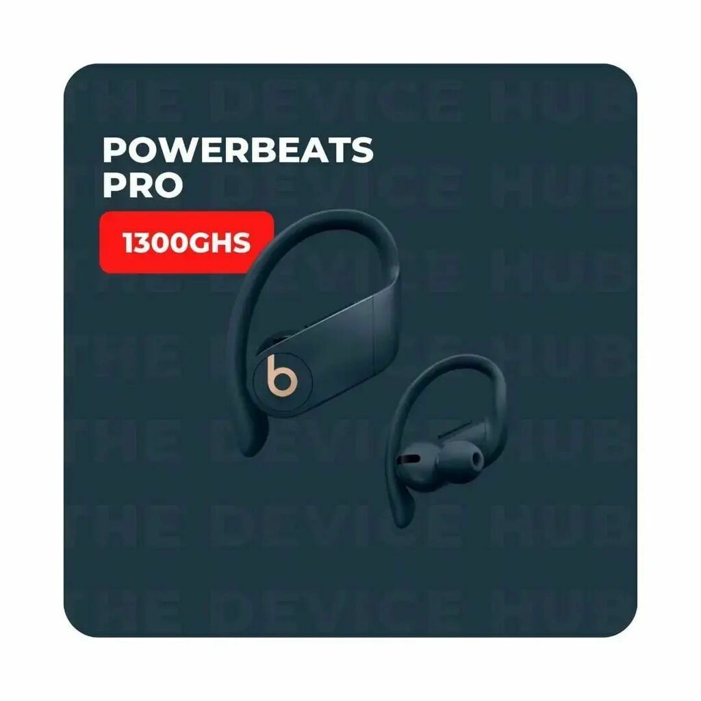 the_device_hub's tweet photo. POWER BEATS PRO
AVAILABLE

PRICE: GHS 1300.00

CALL OR WHATSAPP 0500112371

#samsung #motorola #sony #iphone #apple #smartphone #Ghana #accra #deals #thedevicehub #legon #kumasi #tema #bestdeals #affordabledeals #xsmax #pixel #macbook #ipad #iphonex #jbl… https://t.co/44wa6VJTef https://t.co/meZ04iRfhD