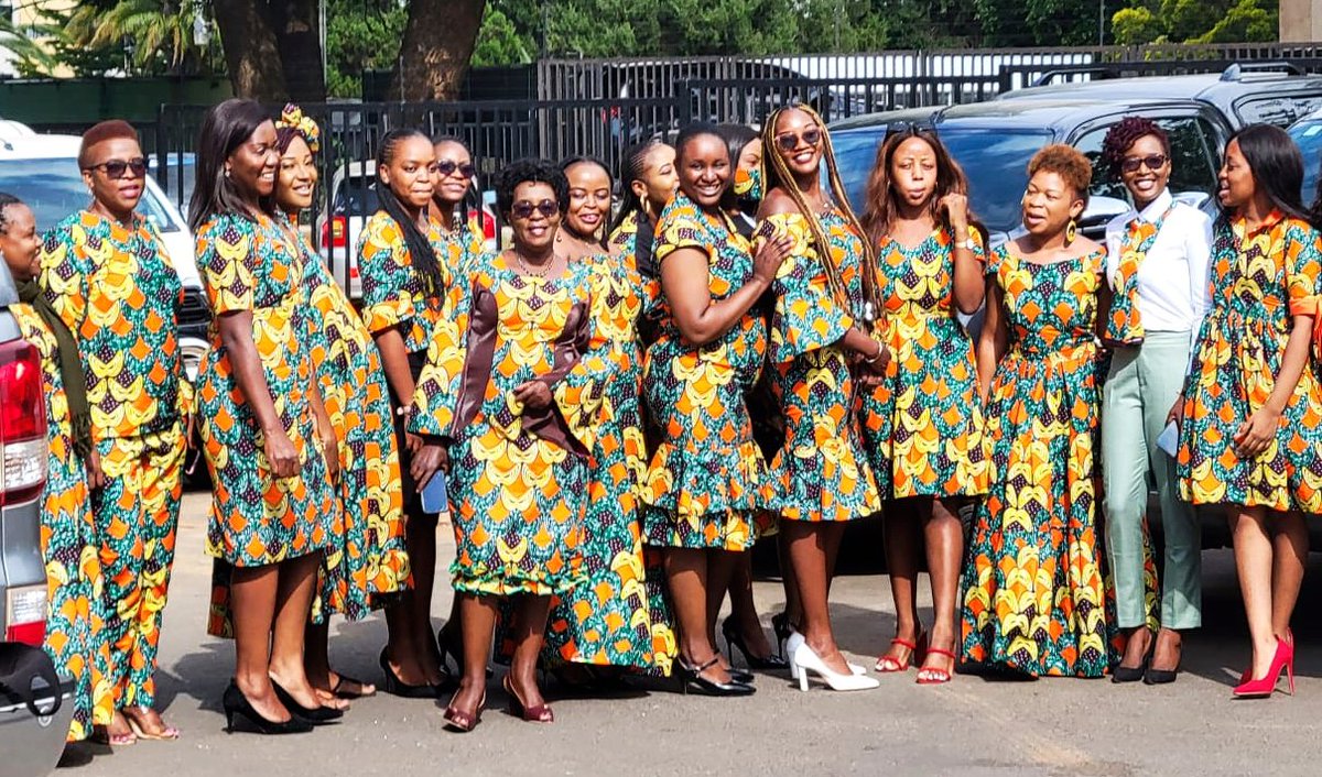 mofnpzambia's tweet photo. HAPPY WOMEN'S DAY from the Honourable Minister, Management, and Staff of the Ministry of Finance and National Planning, #mofnp, Lusaka-Zambia.
NOTE: The attire was sponsored through the officers' own contributions. https://t.co/boHcbuf6PM