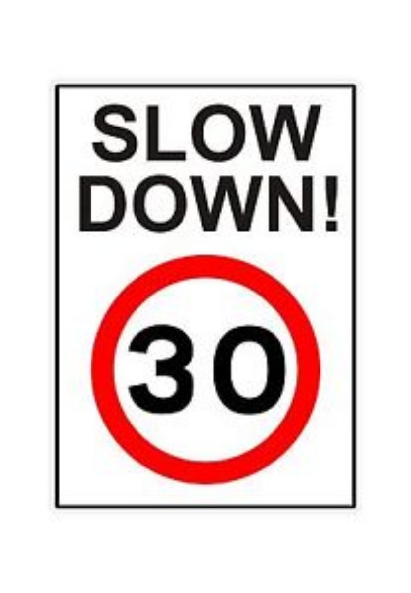 For information of motorists Loushers Lane is 30mph.

Watch your speed. 

#Fatal5 
#30means30
#WeCare