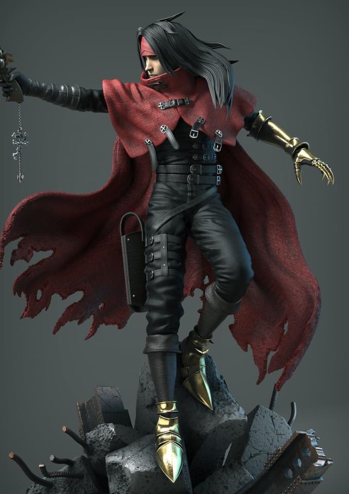 dailyvincents's tweet photo. Vincent Valentine Figure by #SolarStudio https://t.co/2MybWRItQH