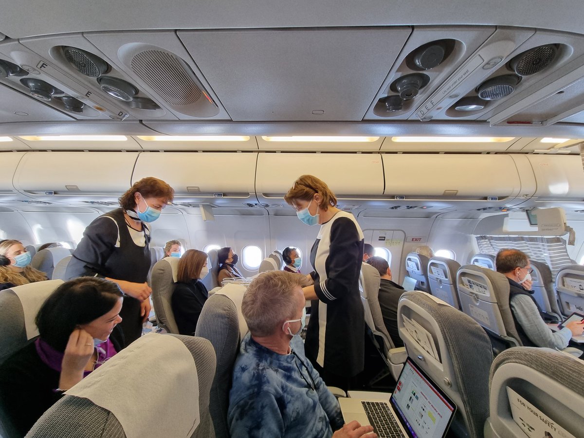 kultanick's tweet image. Champagne for International Women's Day ... good one #Finnair