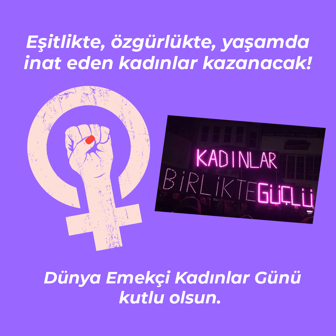 atakoop's tweet image. Eşit, özgür yarınlar için; haklarımızda ve yaşamda inat ediyoruz✌🏽
Emekçi Kadınlar Günü kutlu olsun☀️🌈🍀
#8Mart