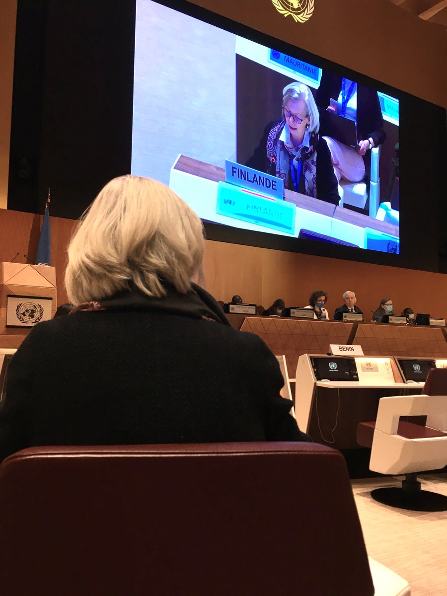 FinlandGeneva's tweet photo. FI🇫🇮 spoke on behalf of the new HRC member countries;
“As incoming members, we are committed to the success and effectiveness of the Council and are convinced it plays an invaluable role in promoting and protecting human rights worldwide.”
#FIinHRC #HRC49 https://t.co/fNX7SXmVa6