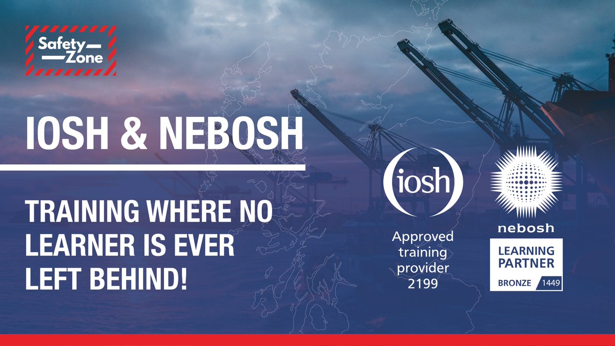 📢We offer IOSH and NEBOSH health and safety training courses throughout Scotland and England. #Safety #Training
