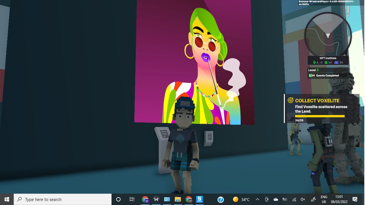 MR_L448's tweet photo. @TheSandboxGame @worldofwomennft I just participated in the daily #SandboxAlphaS2Contest for a chance to earn up to 1,000 $SAND! Day 3 - Selfie with WorldofWomen. Check out my screenshot below! 👇 #SandboxAlphaS2 https://t.co/4OdZv30wBE