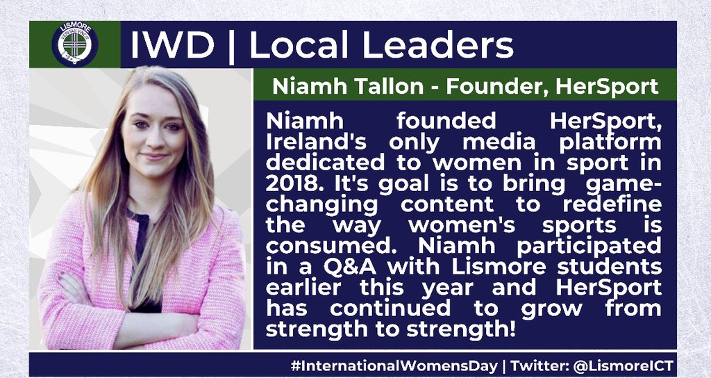 LismoreICT's tweet photo. To mark International Women’s Day, we thought we would recognise some of our fantastic local female entrepreneurs 👌 #IWD2022 @lismorecomp https://t.co/CIOXNLpfPb