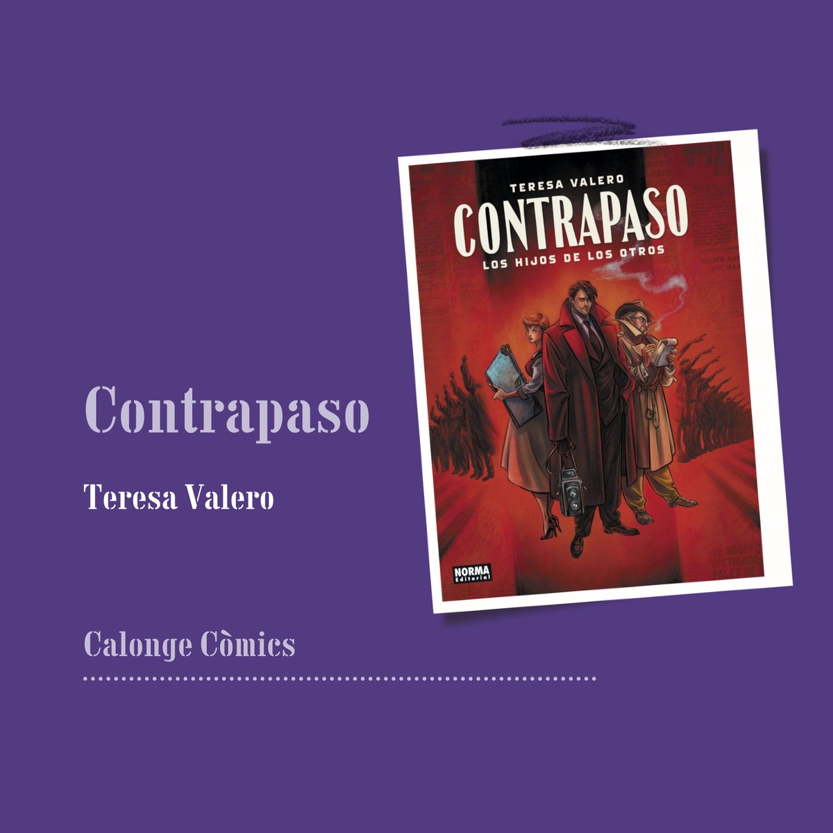 pobledellibres's tweet photo. “Contrapaso” de Teresa Valero #calongecomics https://t.co/6lCxKw3N7j