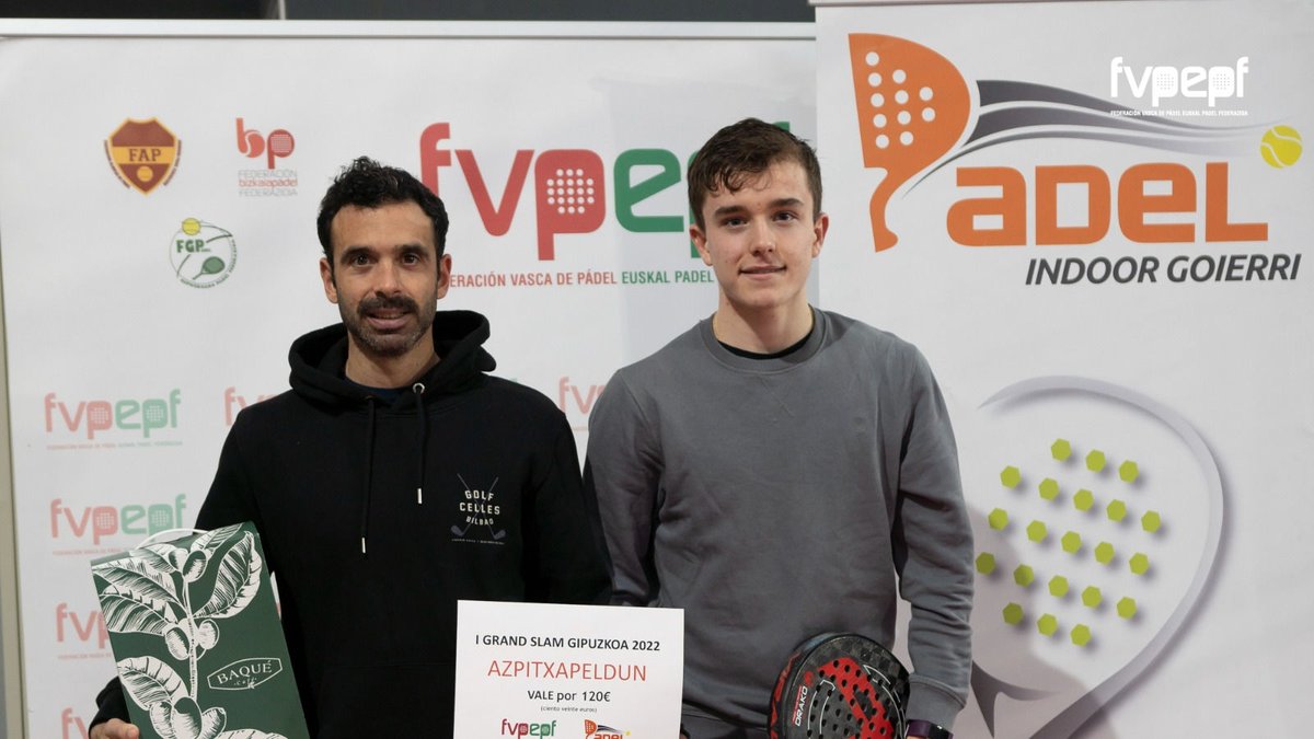 padelderioclub's tweet photo. 🏆🏆Los jugadores #padelderioclub @Gon_Franco  &amp; @jaimebergareche campeones de la 1ª Prueba Grand Slam FVP-EPF Gipuzkoa, con @joseba_diego 🥈como subcampeón. Zorionak txapeldunak!👏👏 https://t.co/S7hTuHPoZx