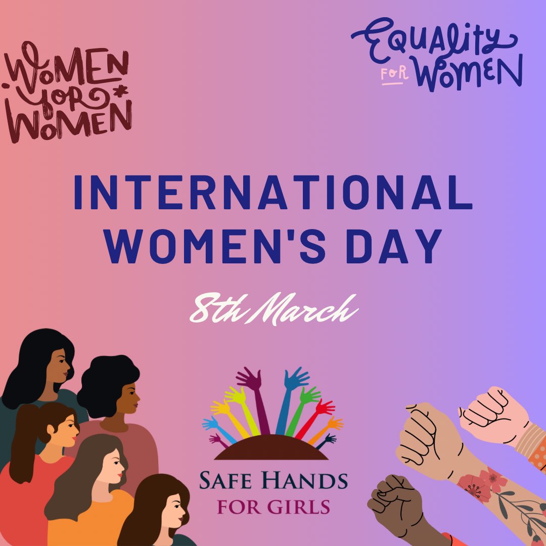 SafeHands4Girls's tweet photo. Happy International Women’s Day 💜💜💜 

When women attain equality everyone wins! https://t.co/FQSJg0S55p