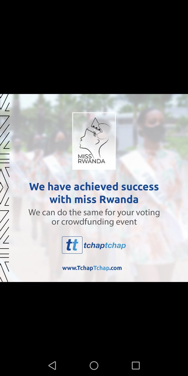 TchapTchapNow's tweet photo. The platform you need, we provide!
#MissRwandaDotRw  #RwoT https://t.co/KP0mLoyPWb