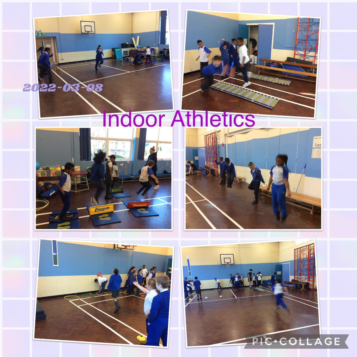 maplestannes's tweet photo. The swimming pool was too cold today, so indoor athletics instead! https://t.co/506K2phdwX