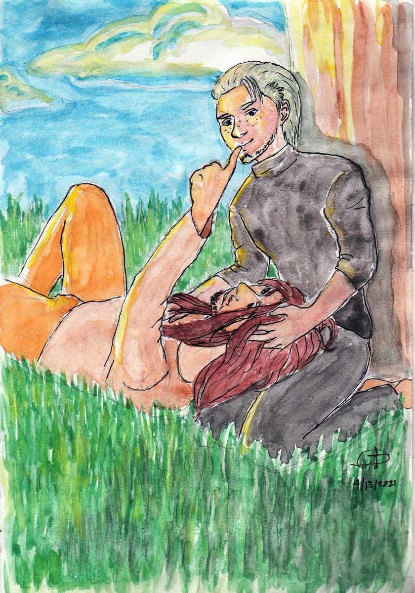 Verstael always preferred to stay inside his lab and work until his body gets tired but Ardyn made him appreciate the outside world and relax for a bit. ❤️

#Versdyn #ffxv