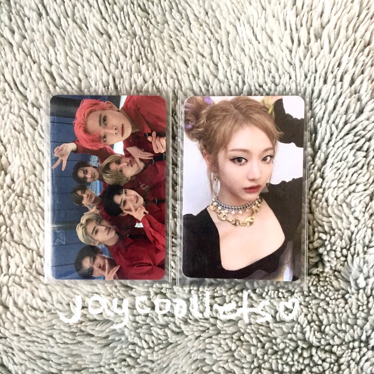 jaycoollects's tweet photo. 𓂋 wts lfb ph — #ceipabili

— ningning hq pc (ningbuns)
— enha group pc (from d:a 2nd round)

♡ P550 , sold as set only !

⤷ onhand ! hq pc has an album mark on the back 
⤷ DOP: payo or 2 days reservation

🗯 reply or dm to claim !

# enhypen aespa spacebuns pc https://t.co/q9vqNVP1i8