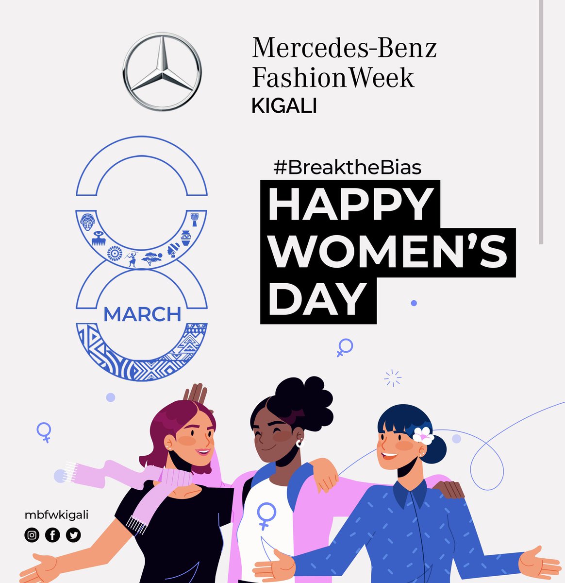 mbfwkigali's tweet photo. Happy International Women’s Day

#RwOT #mbfw #mbfwkigali https://t.co/34NZYXPB2I