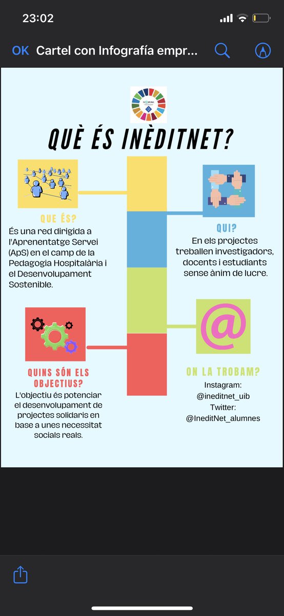 ineditnetuib's tweet photo. Obrim la campanya amb Què és #InèditNet ? Per donar a conèixer la xarxa d’ApS 🙋🏼‍♀️ https://t.co/5qVV9G1HXl