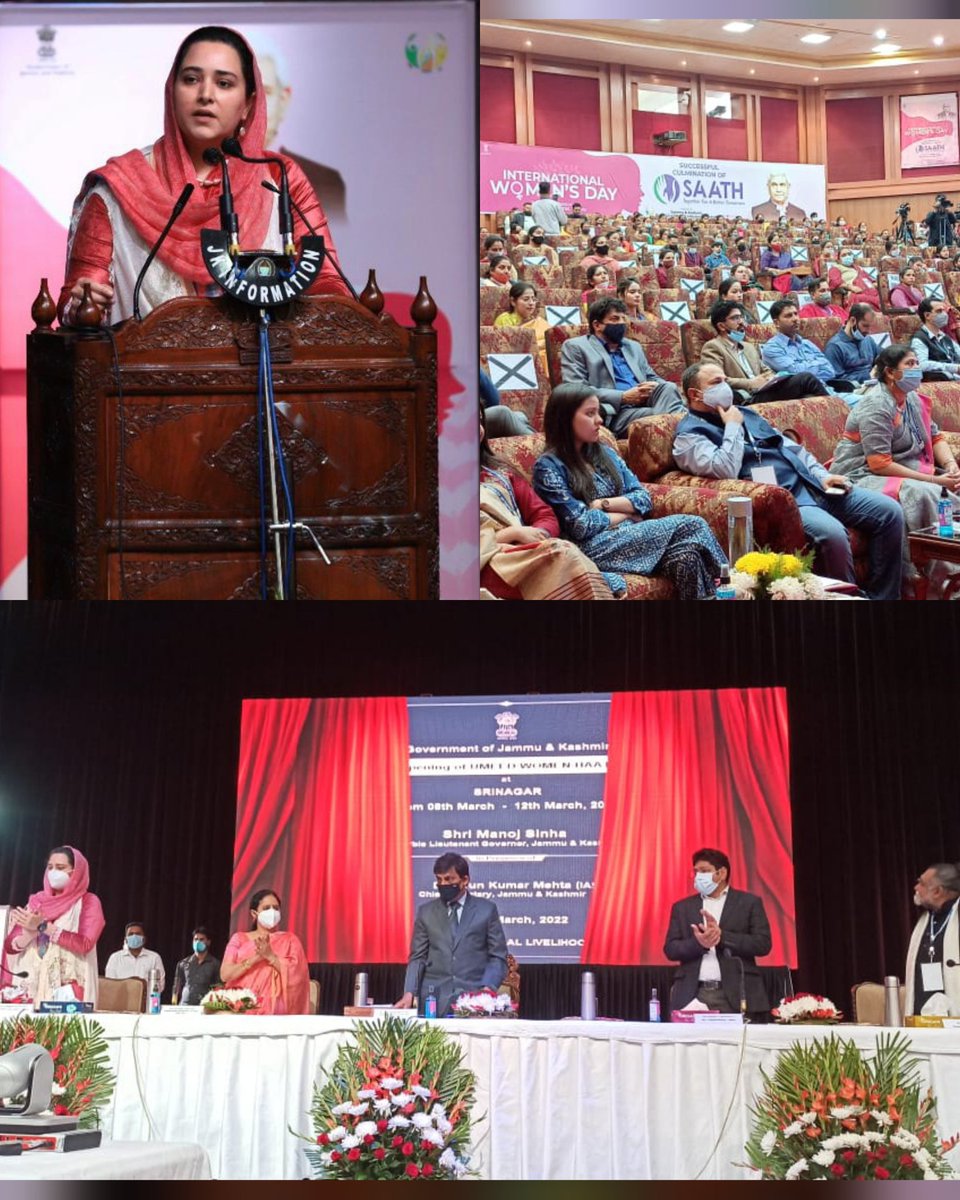 JK_NRLM's tweet photo. To track the progress of women Self Help Groups of JKRLM vis a vis livelihood generation and manufacturing of products,Shri Arun Kumar Mehta G today e- inagurated  SHG livelihood Tracking portal,here at Jammu.@OfficeOfLGJandK @DrSyedSehrish @ByYatishYadav @MoRD_GOI @timesofindia https://t.co/6P4jDVdTVK