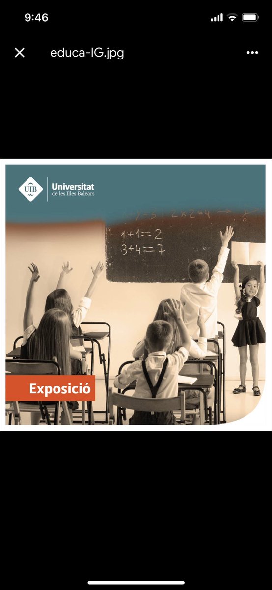 ineditnetuib's tweet photo. Dia 16 de març començen les exposicions a la #UIB on els alumnes ens faran una xerrada sobre #ApS i #ODS en la formació dels mestres📖📖🥸 https://t.co/HL6bbfBFJ1