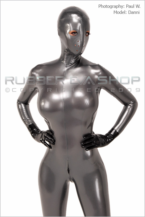 Hannibal Hooded Catsuit ! https://www.rubberevashop.com/hannibal-hooded-rub...