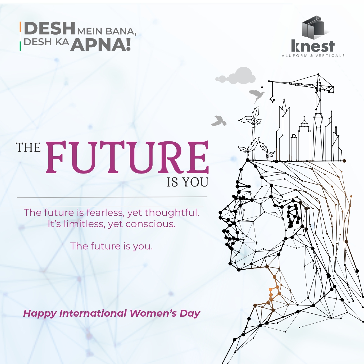 Knest Manufacturers (@knestm) on Twitter photo Wishing the fearless, thoughtful, limitless and conscious women a very happy international women's day!
#womensday #women #internationalwomensday #womenempowerment #womeninbusiness #inspiration #happywomensday #knest #knestaluform #knestverticals #deshmeinbanadeshkaapna Wishing the fearless, thoughtful, limitless and conscious women a very happy international women's day!
#womensday #women #internationalwomensday #womenempowerment #womeninbusiness #inspiration #happywomensday #knest #knestaluform #knestverticals #deshmeinbanadeshkaapna