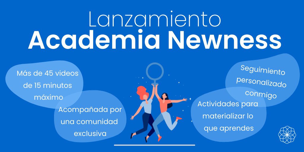 ¡SORTEO! Una plaza gratis en la Academia newness
🔥¿De que se trata?: Aprende a potenciar tus soft skills y conviértete en una programadora empoderada (325€)
♀️Porqué: Por el Día Internacional de la Mujer
🔁Cómo: RT
⏱️Hasta cuándo: 11 marzo ~20h CET
ℹ️Más info: Link del perfil