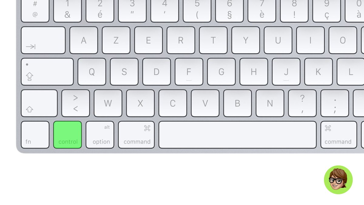 AudreyCouleau's tweet image. Vous utilisez peu la touche Control du clavier du Mac ? Et pourtant, elle permet de :

⌃↑ : ouvrir Mission Control
⌃↓ : afficher les fenêtres de l'app en cours
⌃⇥ : afficher l'onglet suivant
⌃⇧⇥ : afficher l'onglet précédent

😍🔥  #AppleAvecAudrey #AAATips #AppleEvent