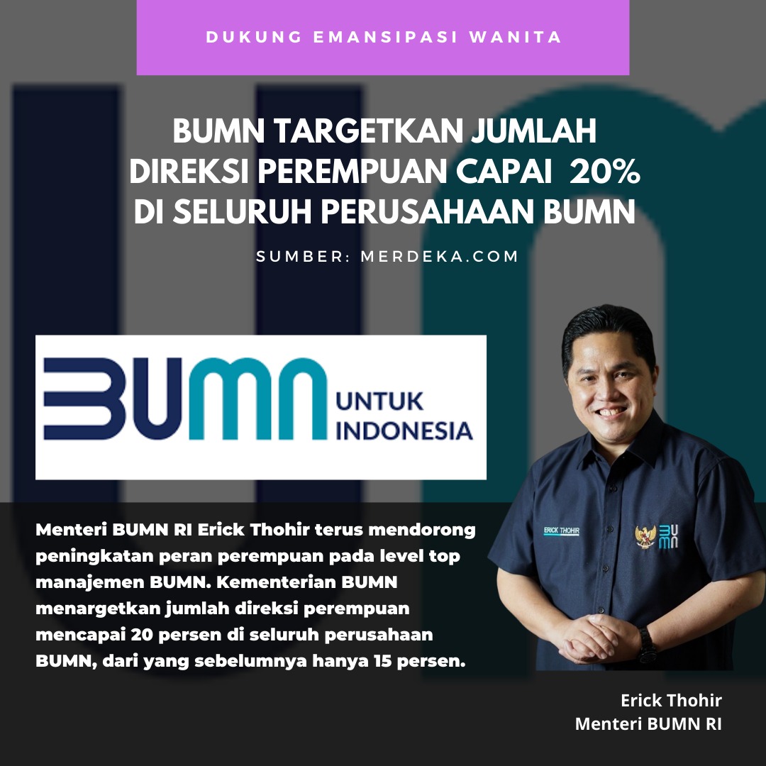 Selamat Hari Perempuan Internasional 2022. #BUMNMajukanPerempuan