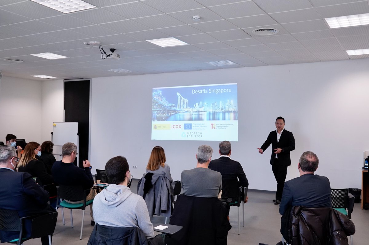 Innsomniagroup's tweet photo. Hoy el @ICEX_ junto a @medtechactuator están presentando en @Inn_Somnia su programa: ‘Desafía Singapur Medtech & Biotech 2022’ de inmersión y acompañamiento para que las #StartupsHealth exploren oportunidades de negocio en el mercado asiático. https://t.co/d4ItP13tHS