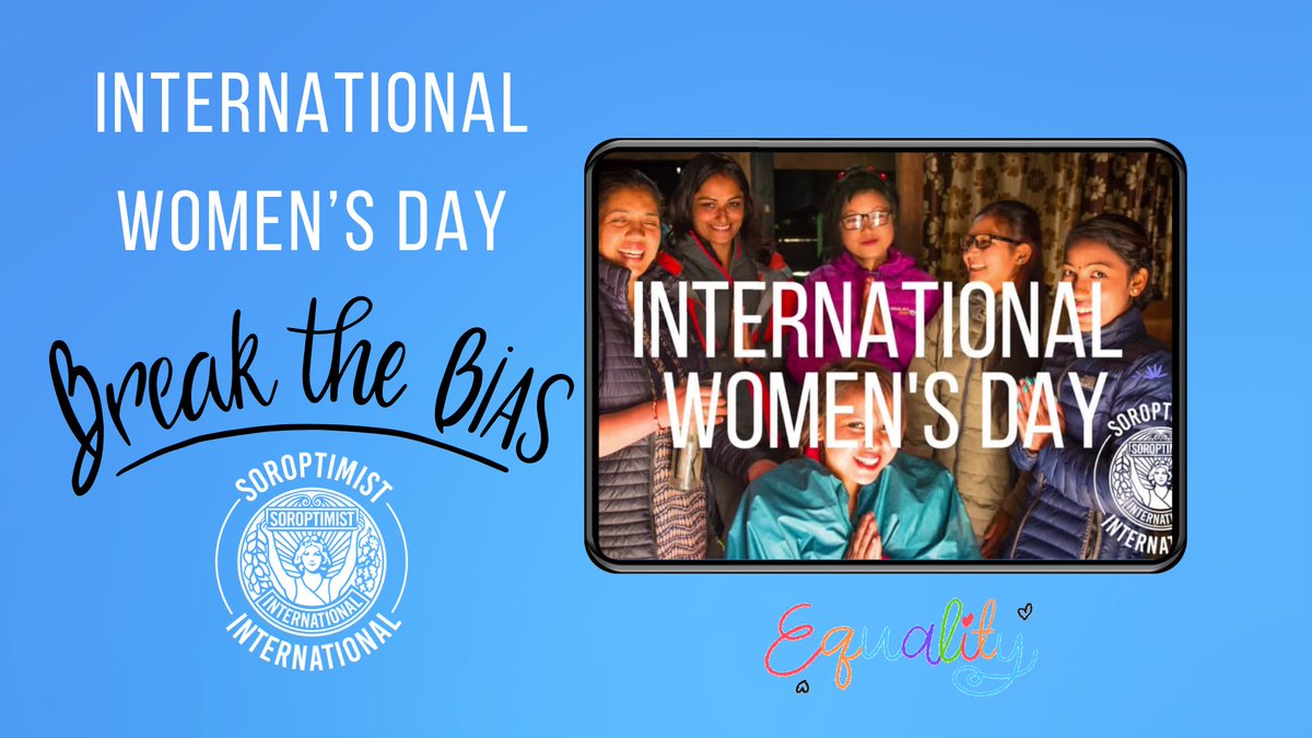 SoroptiTweet's tweet photo. 📢Leading with a #BreakTheBias video message for #IWD2022 - the #Soroptimist International #GlobalVoice Newsletter is now available for you to read at your leisure 👉 https://t.co/qVoyPyY3om
#SIadvocates #SIMakingChange https://t.co/IofPEAMQ4r